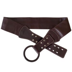 Christopher Kon Made in Canada Wide Leather Belt